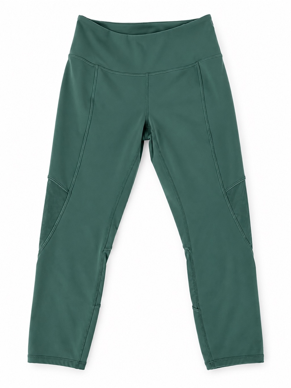 RBX High Rise Cropped Performance Leggings Green Size S NWOT